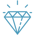 Sparkling diamond icon (Valuables) | Alfa Insurance